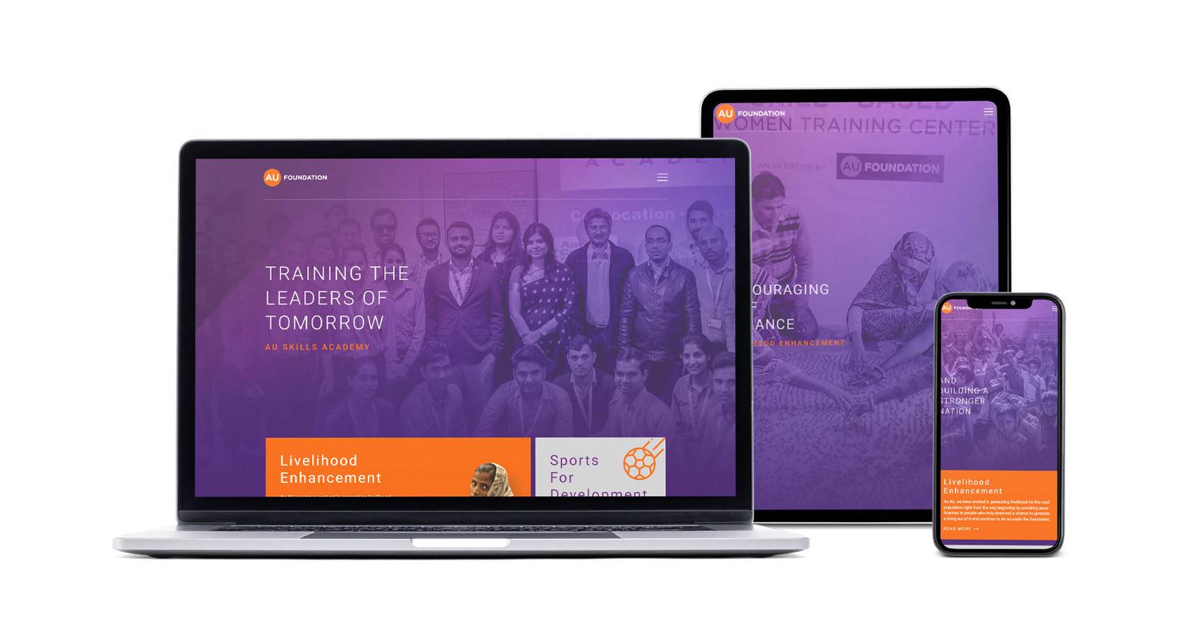AU Foundation Website Design