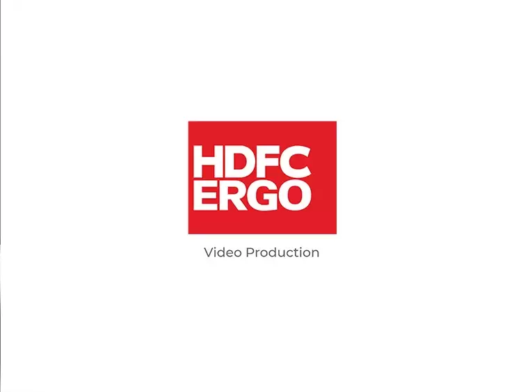 HDFC Ergo logo produced in a video.