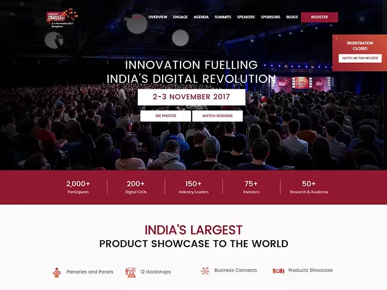 India's largest product showcase website proudly features products from NASSCOM members.
