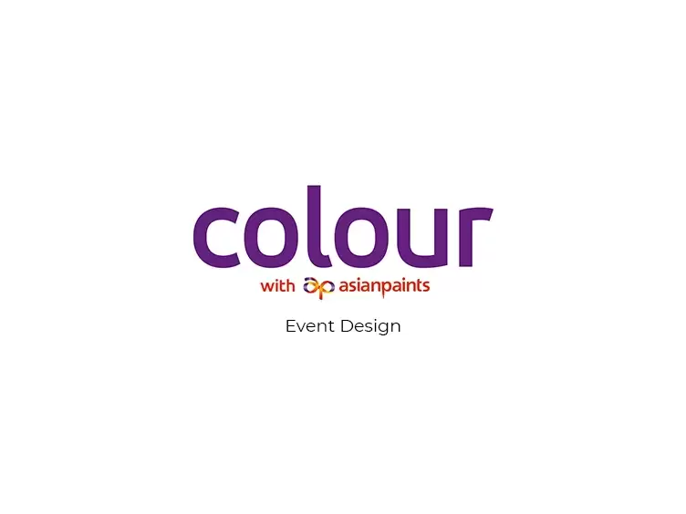 A logo with the word 'colour' and Asian Paints.