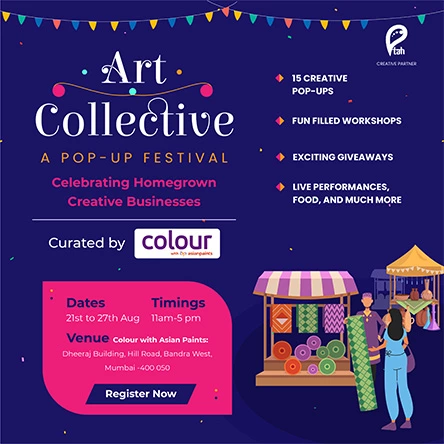 Art collective pop festival celebrating homegrown creative businesses, sponsored by Asian Paints.